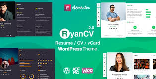 RyanCV – CV Resume Theme