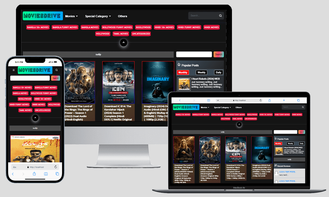 Moviesdrive WordPress Theme