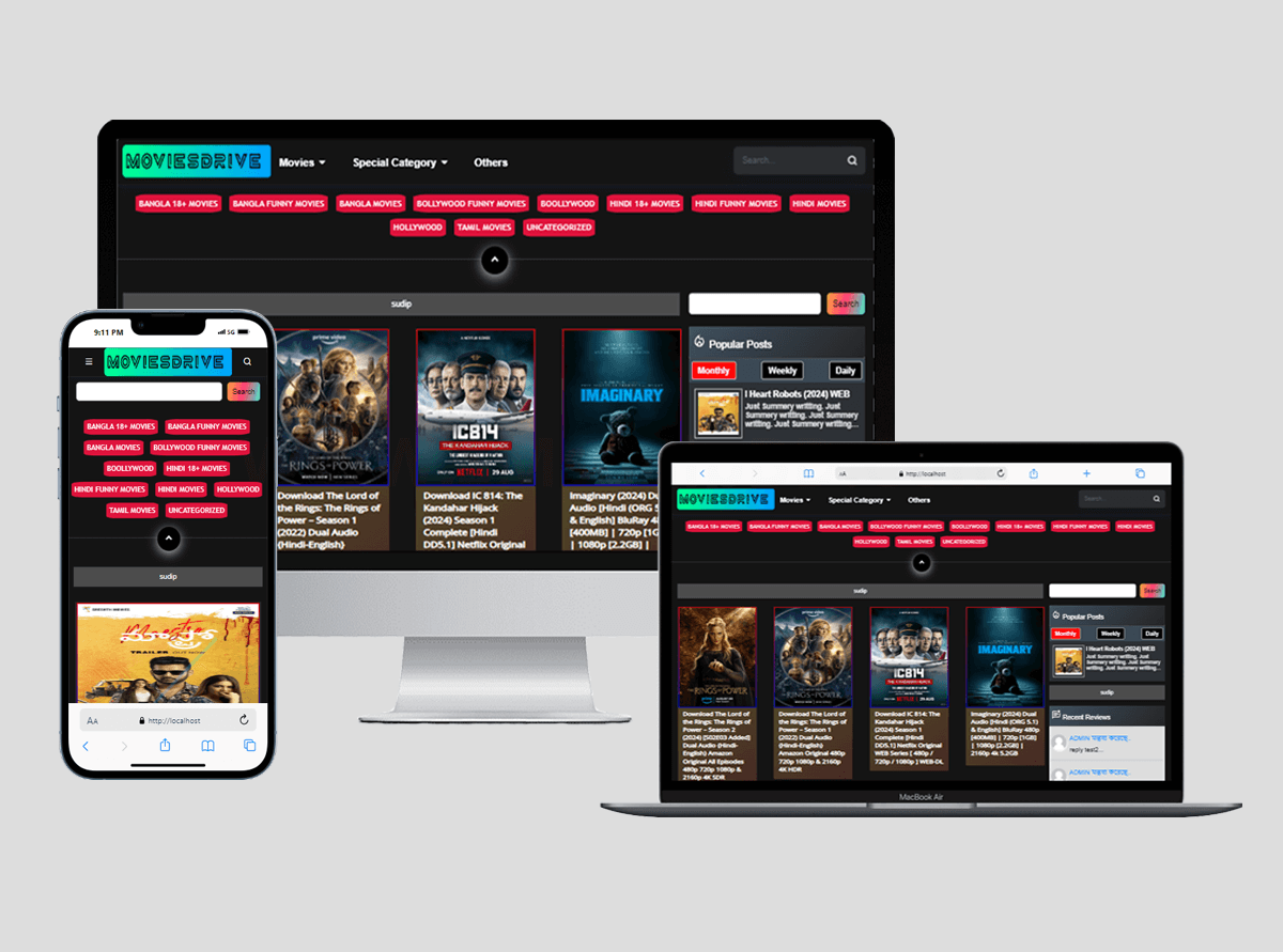 Moviesdrive WordPress Theme